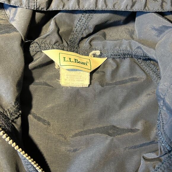 Vintage LL Bean womens Pullover Jacket with Hood Size MP - Picture 4 of 7
